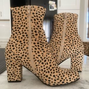 Steve Madden printed booties